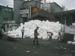 mountains of styrofoam